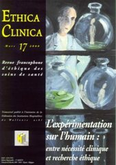 L'expérimentation sur l'humain : entre nécessité clinique et recherche éthique