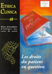 Les droits du patient en question